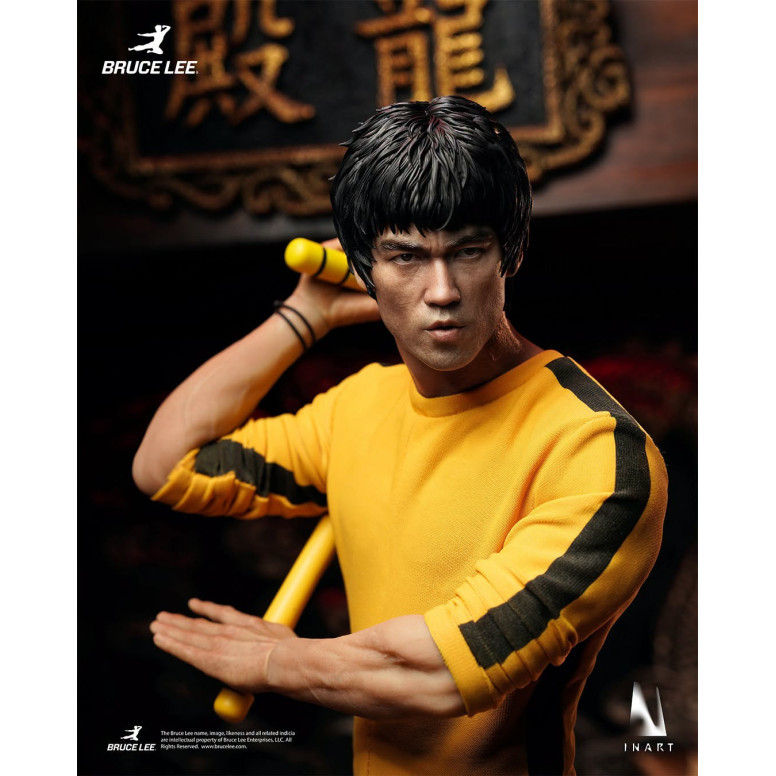 INART - Figura coleccionable 1/6 de « Bruce Lee » (mono amarillo) - El juego de la muerte