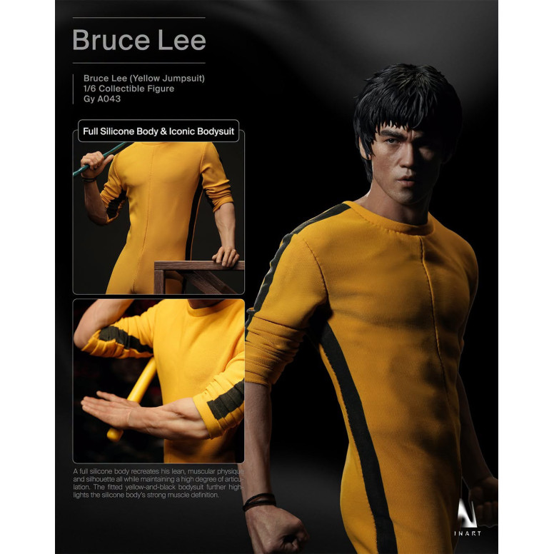 INART - Figura coleccionable 1/6 de « Bruce Lee » (mono amarillo) - El juego de la muerte