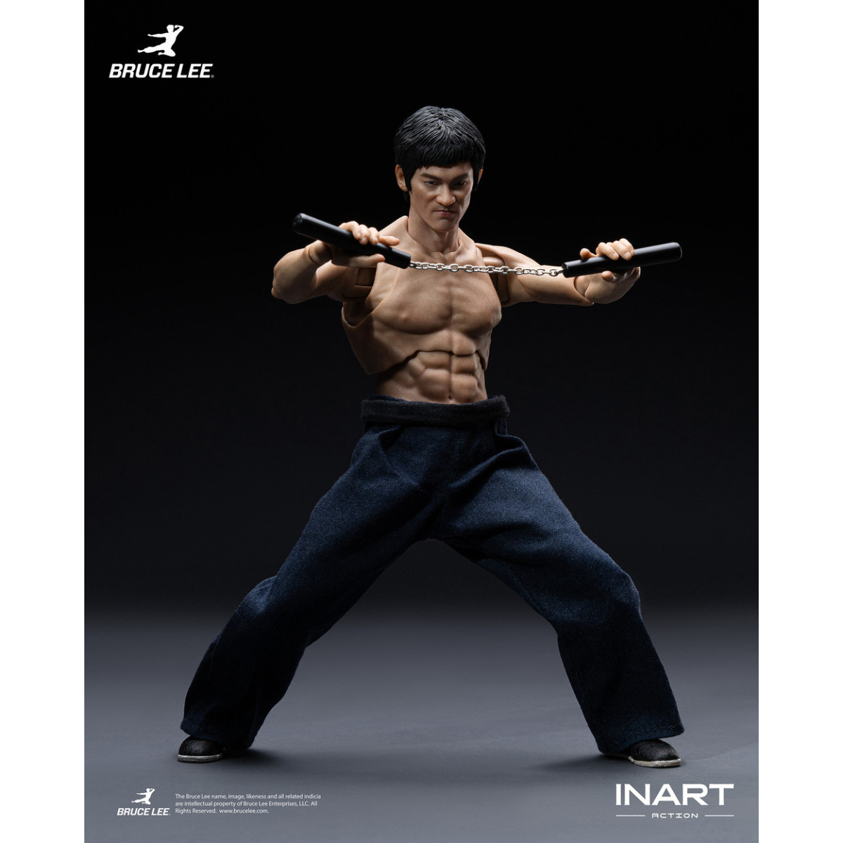 INART - « Bruce Lee » (traje de kung fu) Figura de acción a escala 1/12