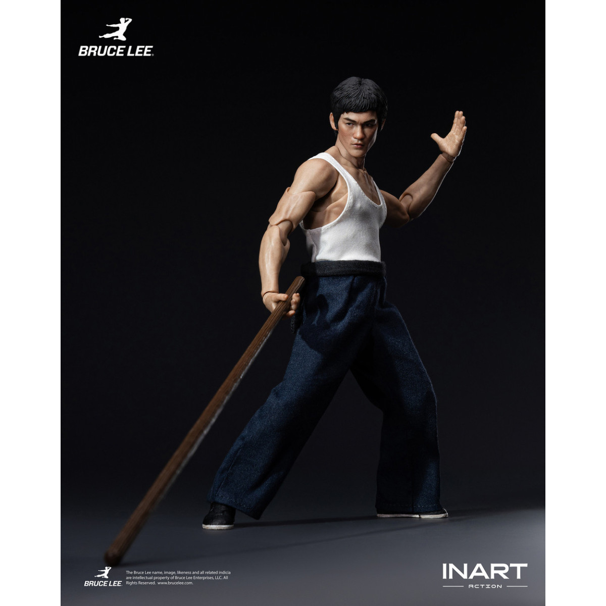 INART - « Bruce Lee » (traje de kung fu) Figura de acción a escala 1/12