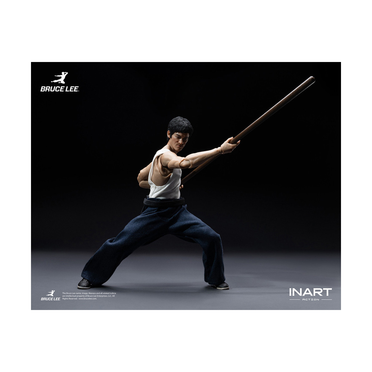 INART - « Bruce Lee » (traje de kung fu) Figura de acción a escala 1/12