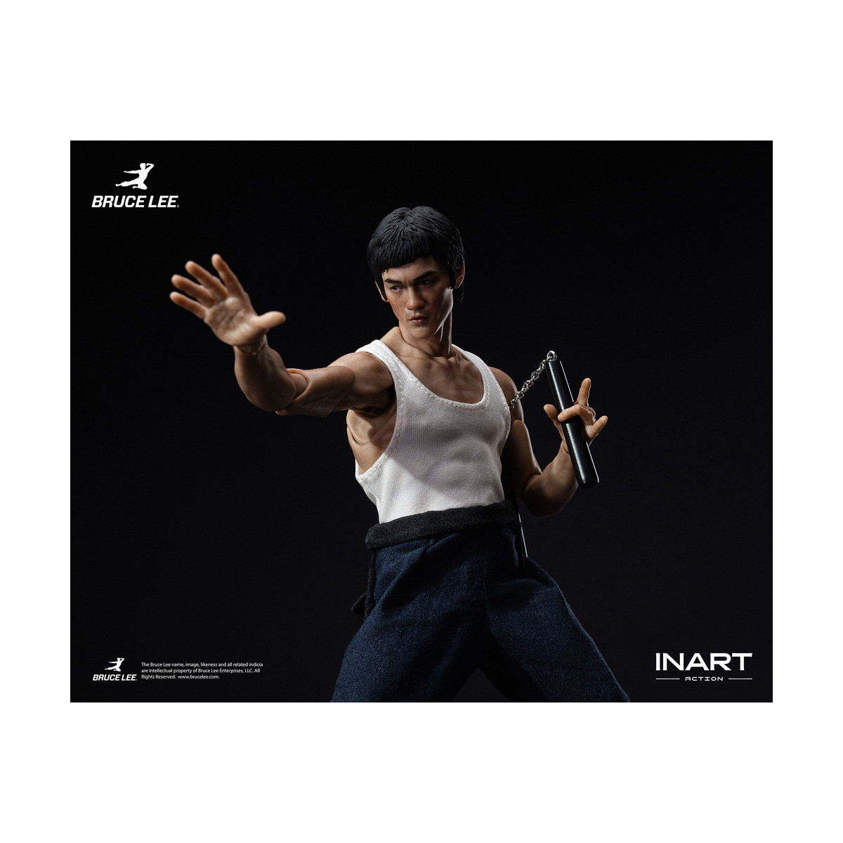 INART - « Bruce Lee » (traje de kung fu) Figura de acción a escala 1/12
