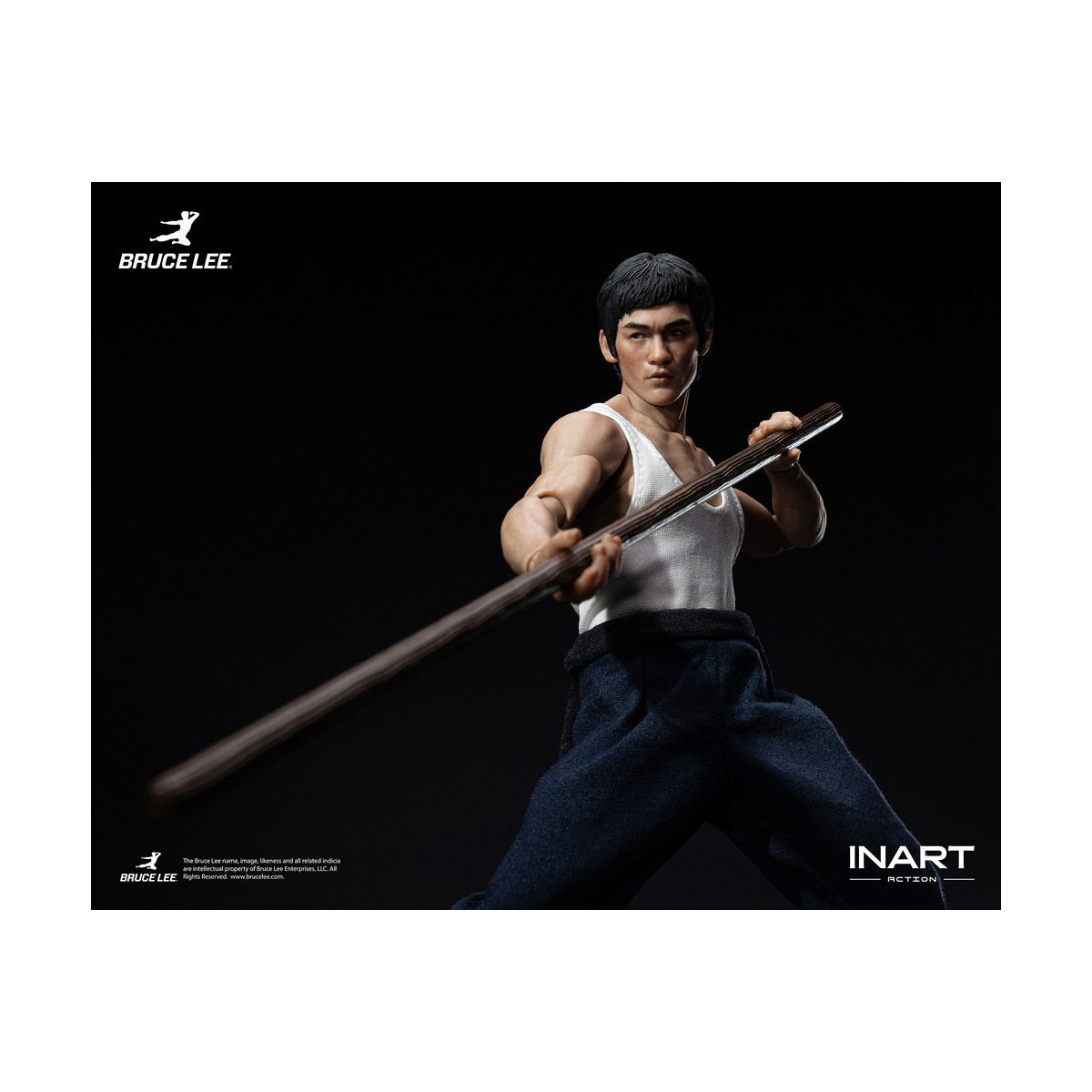 INART - « Bruce Lee » (traje de kung fu) Figura de acción a escala 1/12