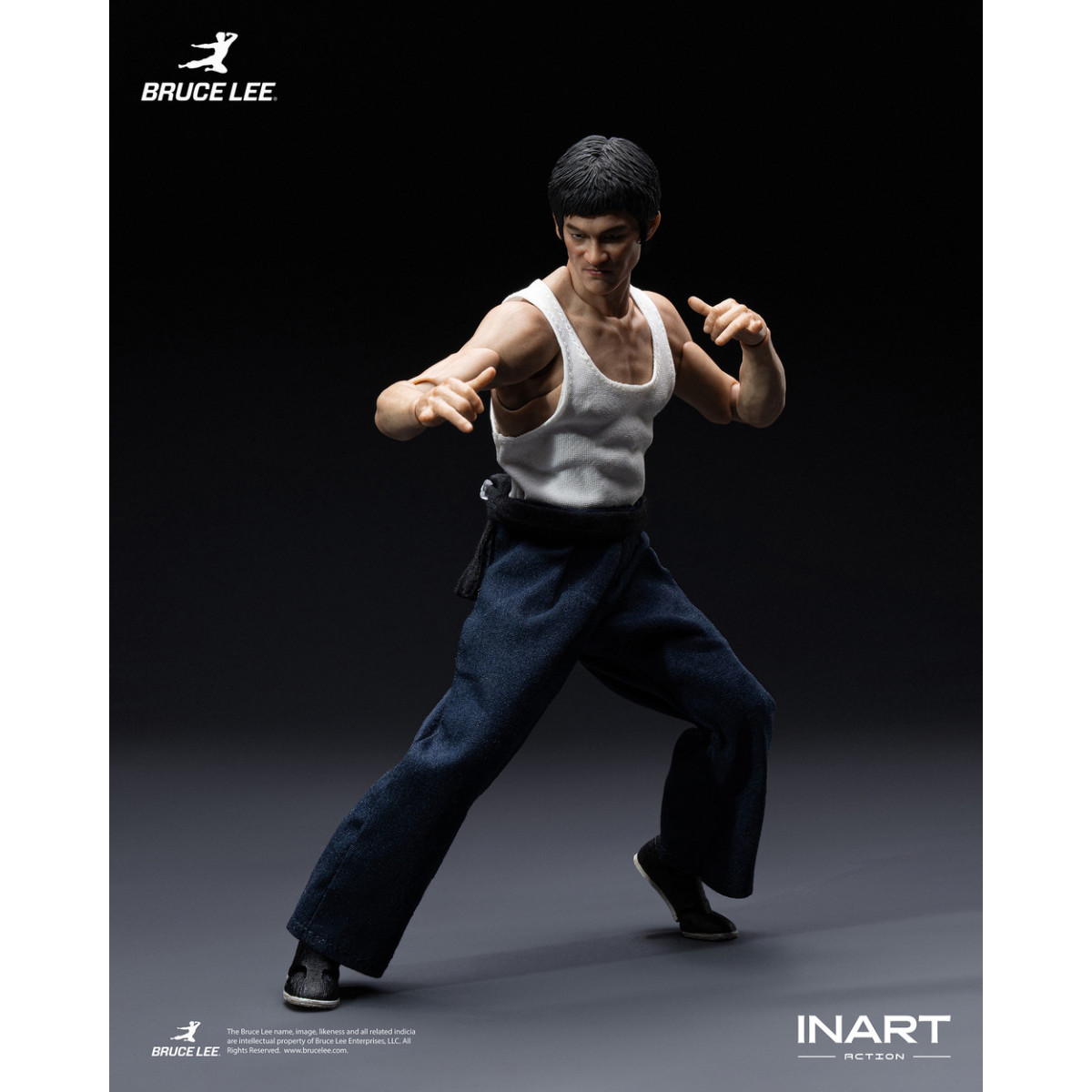 INART - « Bruce Lee » (traje de kung fu) Figura de acción a escala 1/12