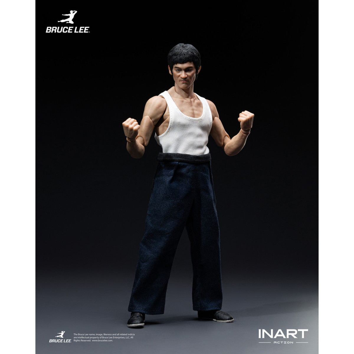 INART - « Bruce Lee » (traje de kung fu) Figura de acción a escala 1/12