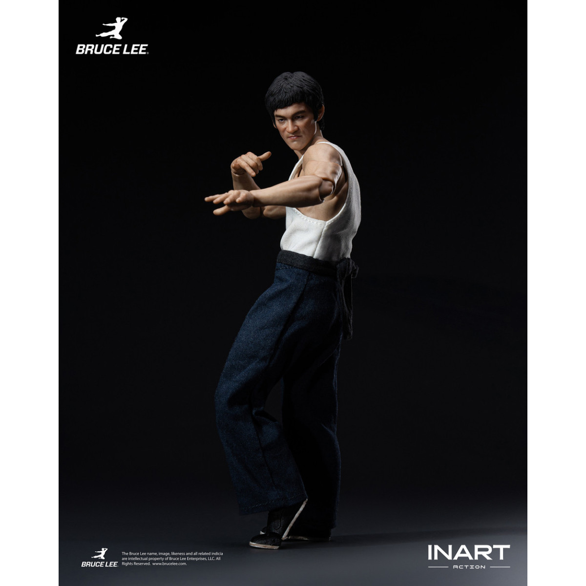 INART - « Bruce Lee » (traje de kung fu) Figura de acción a escala 1/12