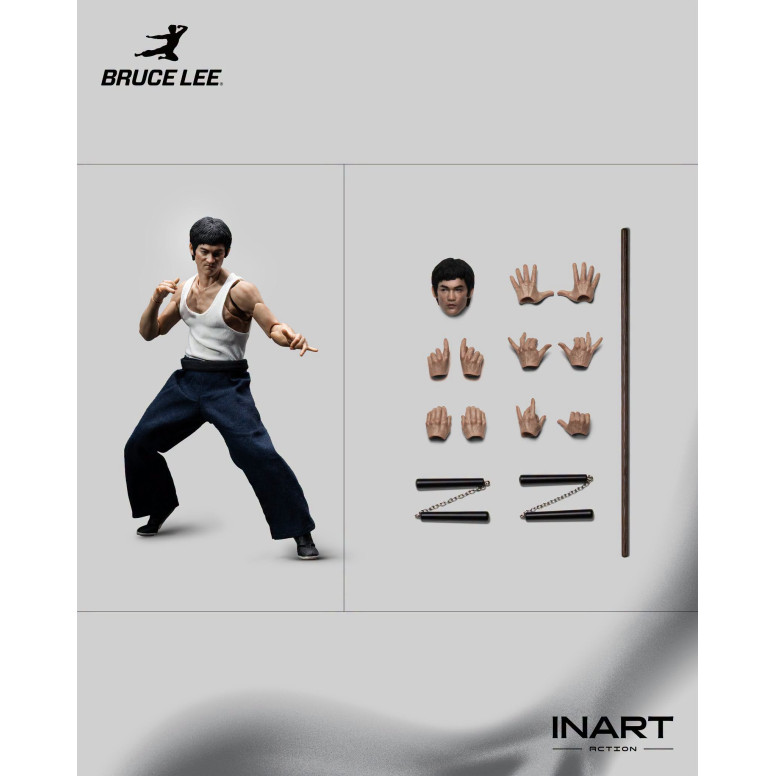 INART - « Bruce Lee » (traje de kung fu) Figura de acción a escala 1/12