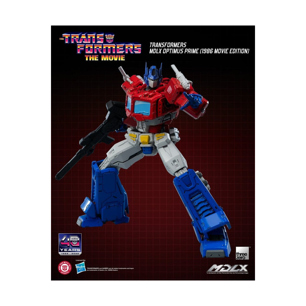 Three Zero - Transformers MDLX OPTIMUS PRIME (Edición de la película de 1986)