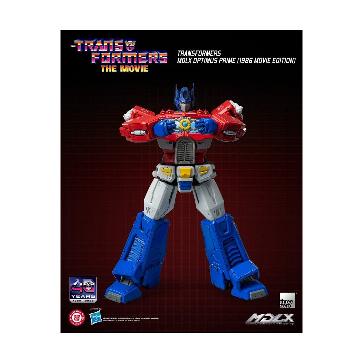 Three Zero - Transformers MDLX OPTIMUS PRIME (Edición de la película de 1986)
