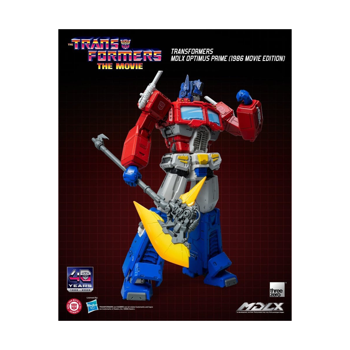 Three Zero - Transformers MDLX OPTIMUS PRIME (Edición de la película de 1986)