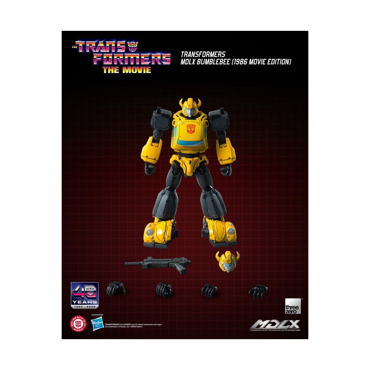 Three Zero - Transformers MDLX BUMBLEBEE (Edición de la película de 1986)