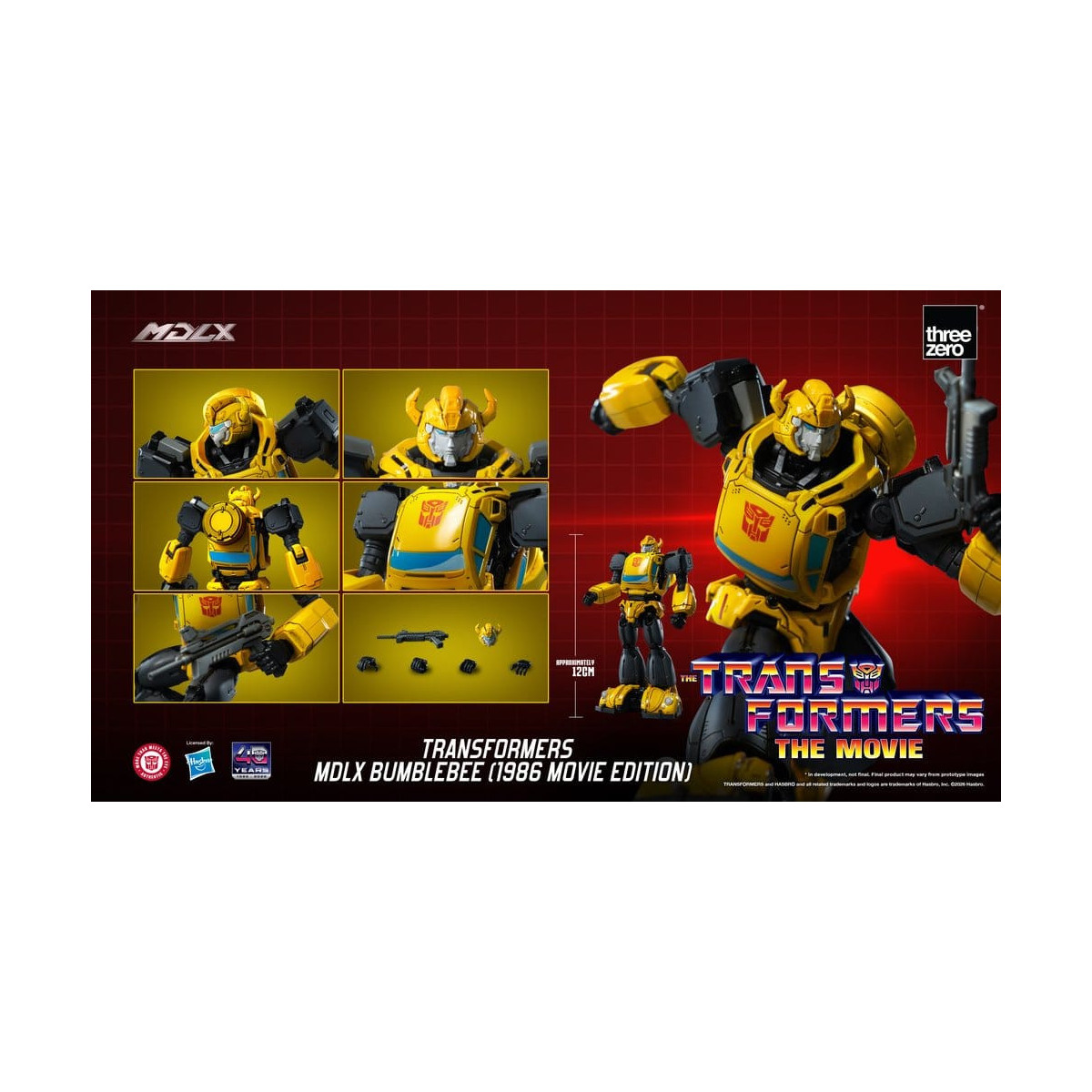 Three Zero - Transformers MDLX BUMBLEBEE (Edición de la película de 1986)