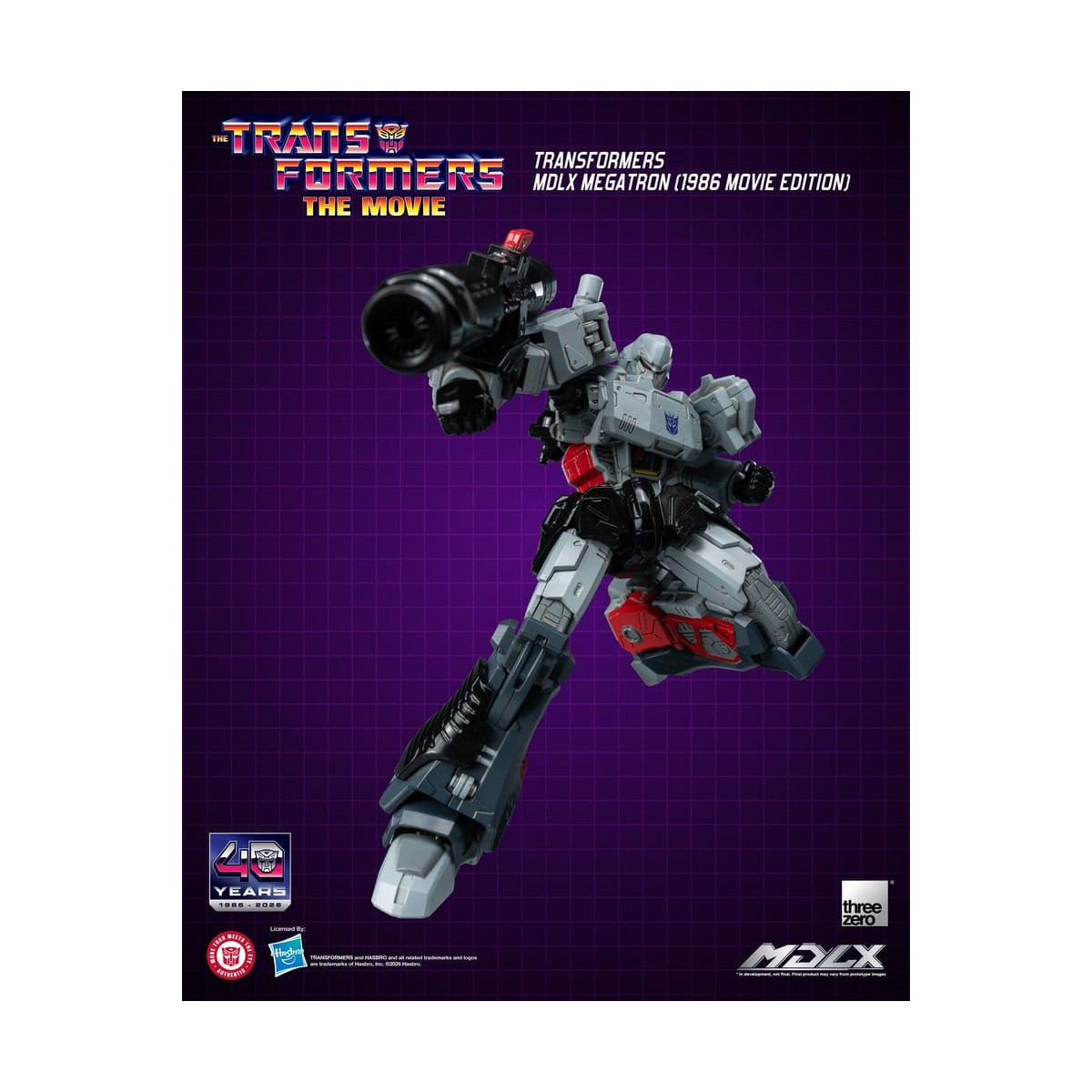 Three Zero - Transformers MDLX MEGATRON (Edición de la película de 1986)