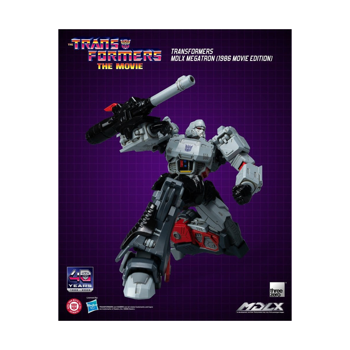 Three Zero - Transformers MDLX MEGATRON (Edición de la película de 1986)