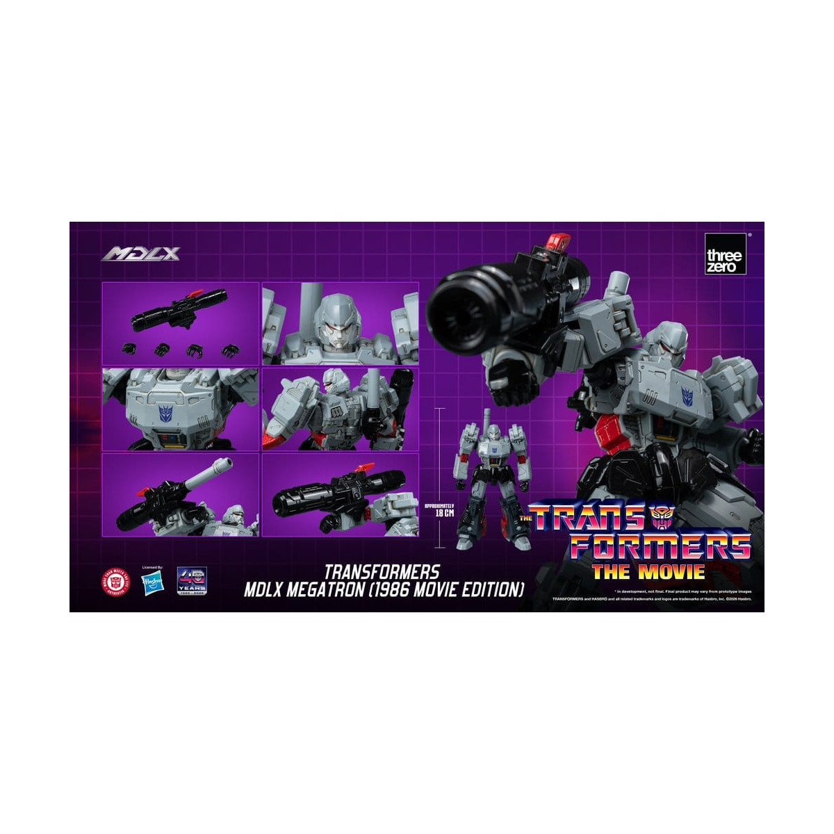 Three Zero - Transformers MDLX MEGATRON (Edición de la película de 1986)