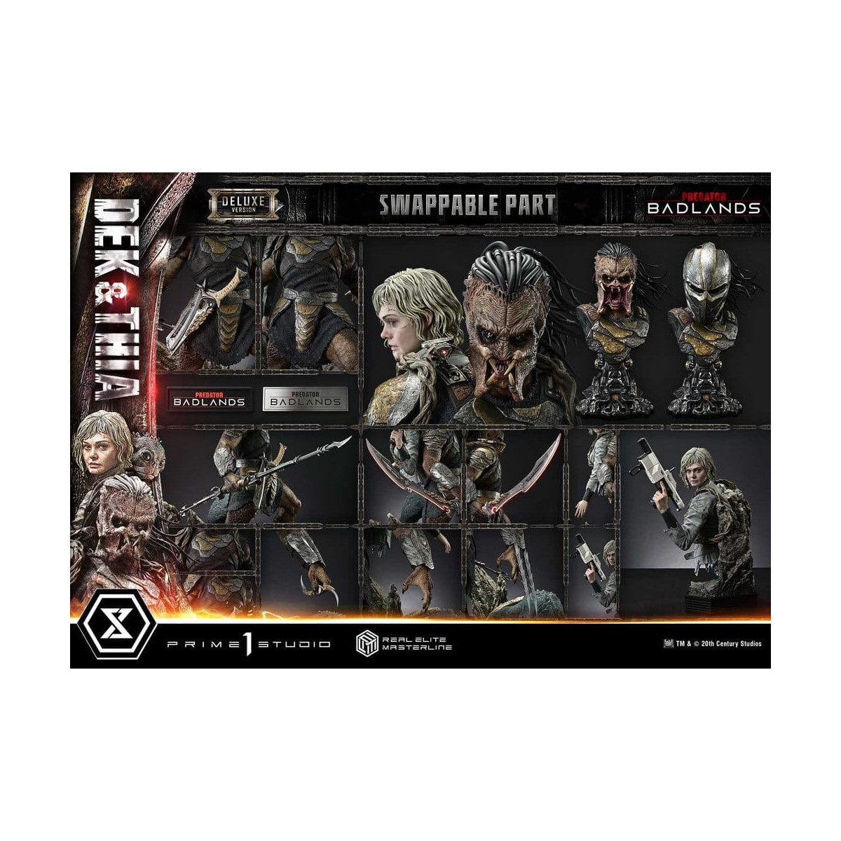 Prime 1 Studio - Badlands Dek & Thia DX, versión especial - Real Elite Masterline Series 1/3