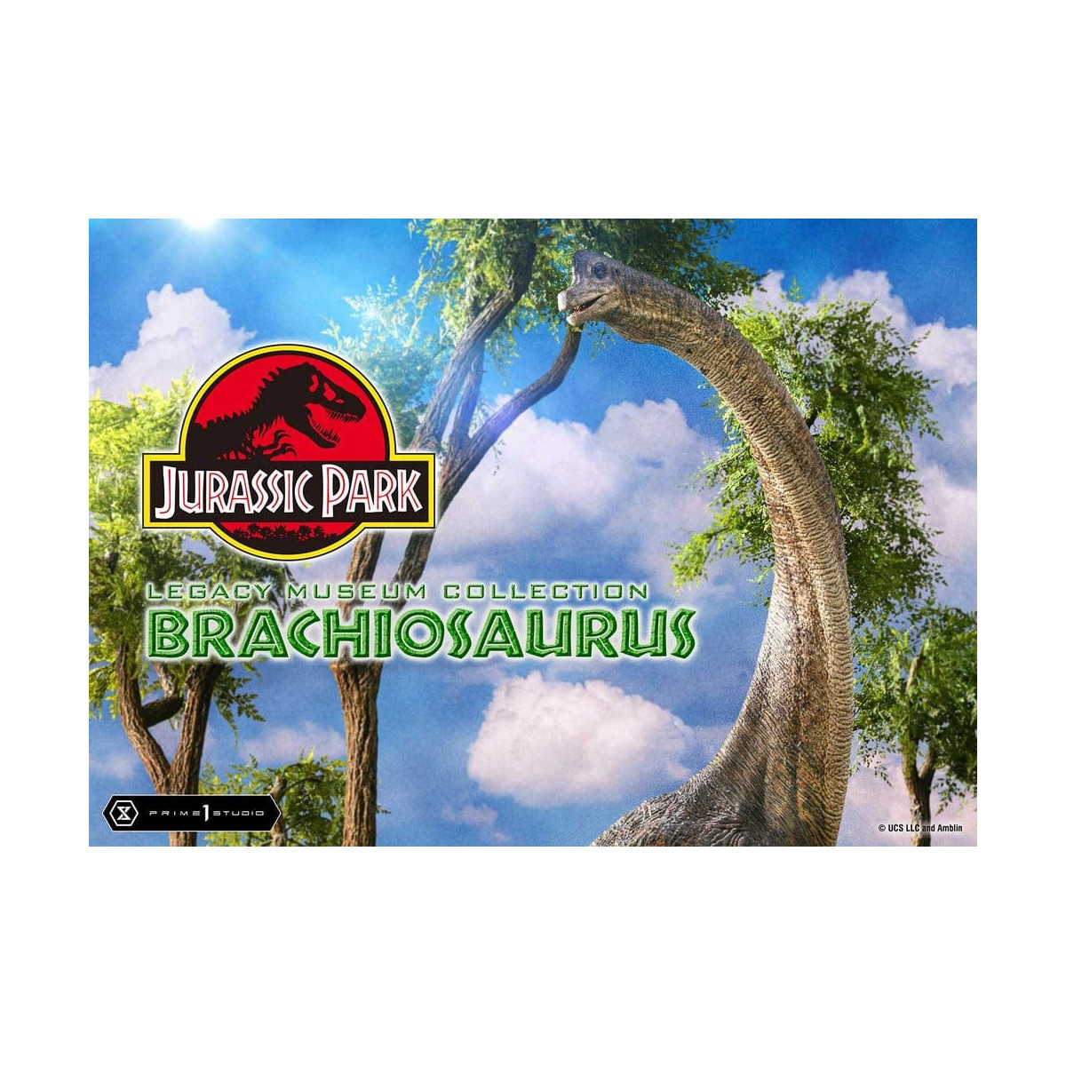 Prime 1 Studio - Jurassic Park - Colección del Brachiosaurus del Legacy Museum 1/15