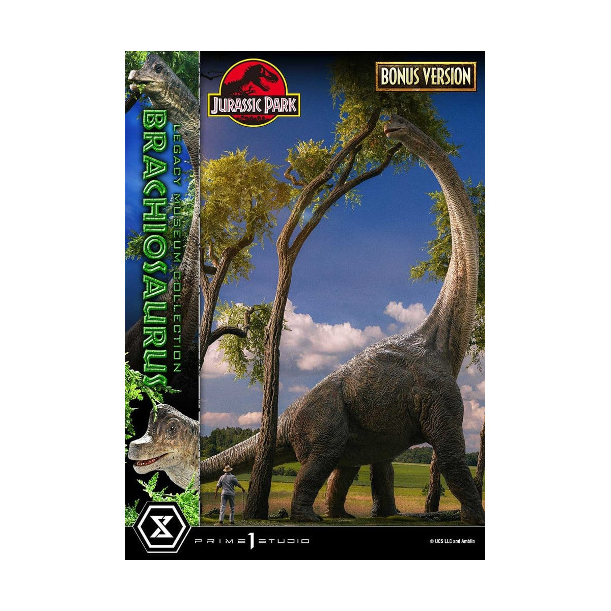 Prime 1 Studio - Jurassic Park - Colección del Brachiosaurus del Legacy Museum 1/15