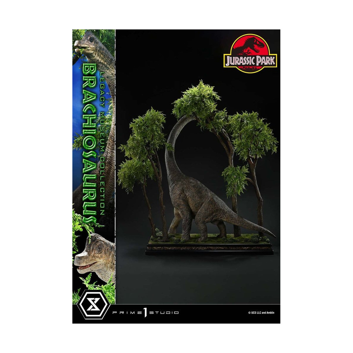 Prime 1 Studio - Jurassic Park - Colección del Brachiosaurus del Legacy Museum 1/15