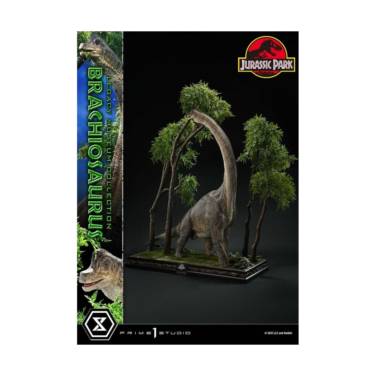 Prime 1 Studio - Jurassic Park - Colección del Brachiosaurus del Legacy Museum 1/15