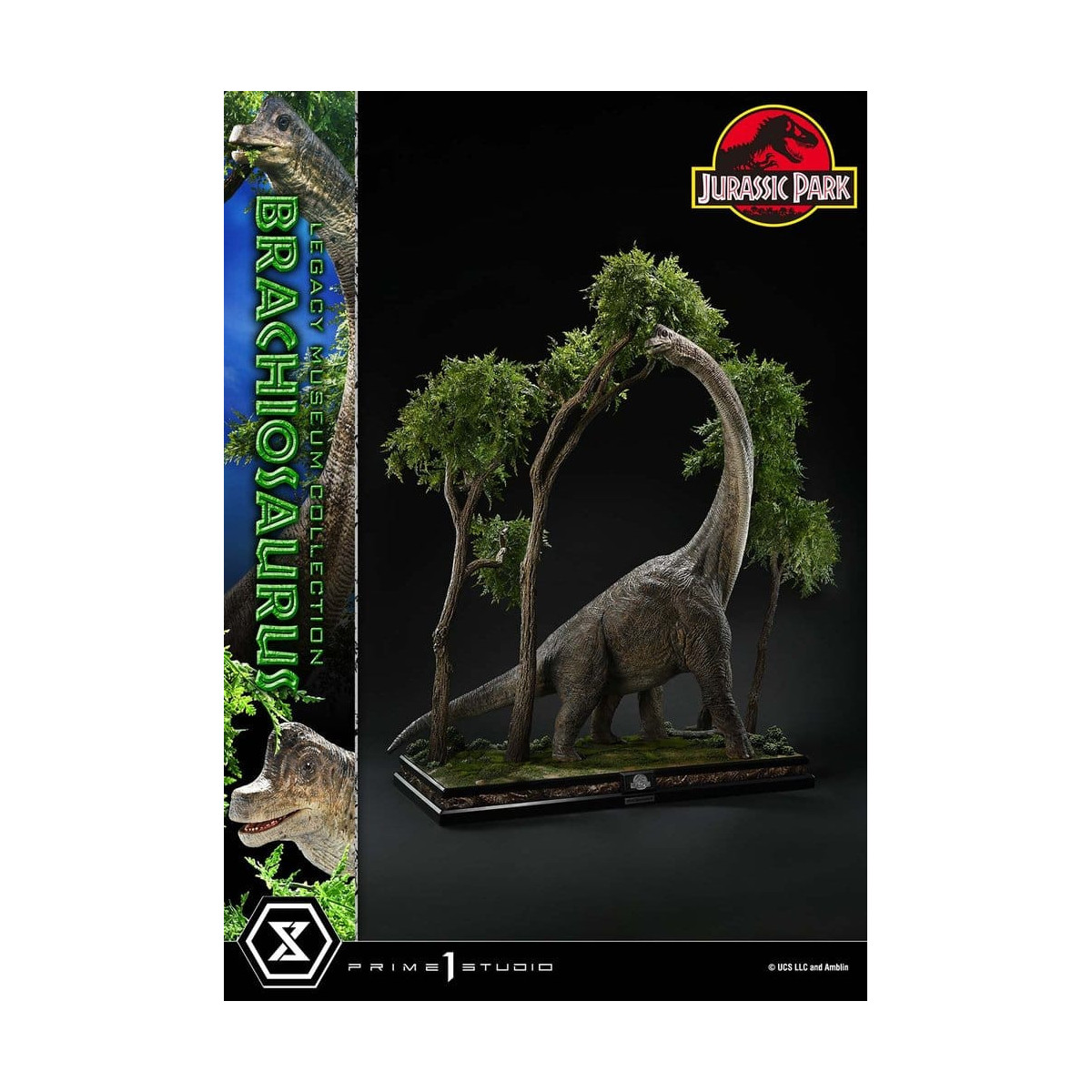 Prime 1 Studio - Jurassic Park - Colección del Brachiosaurus del Legacy Museum 1/15