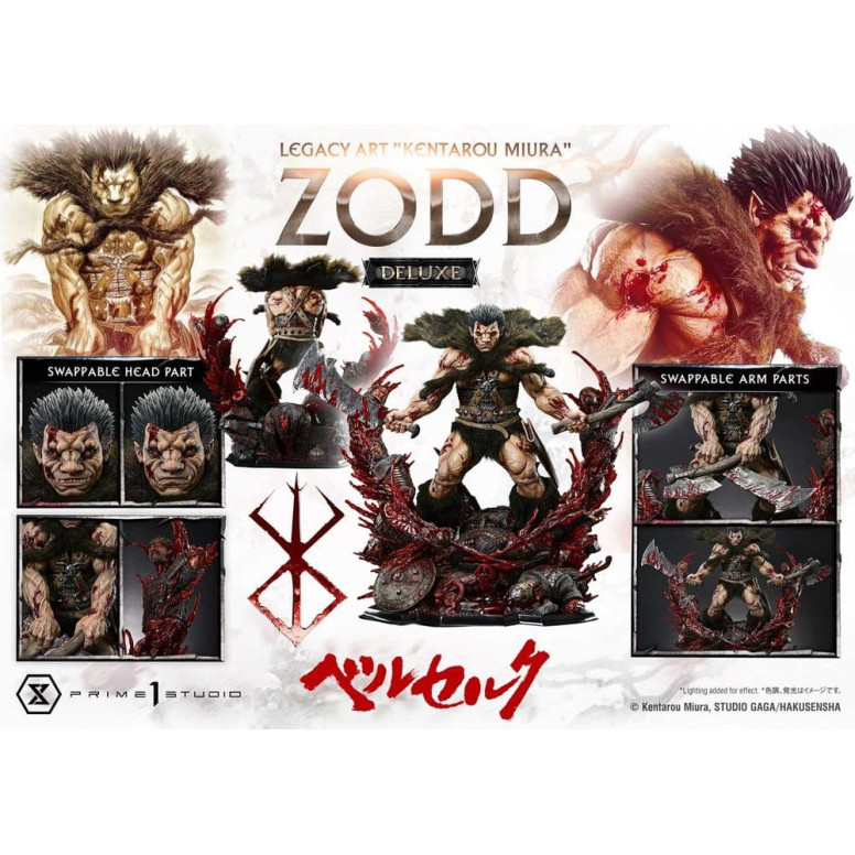 Prime 1 Studio Berserk - Estatua de Kentaro Miura «Legacy Art Berserker ZODD DX Bonus Version» a escala 1/4