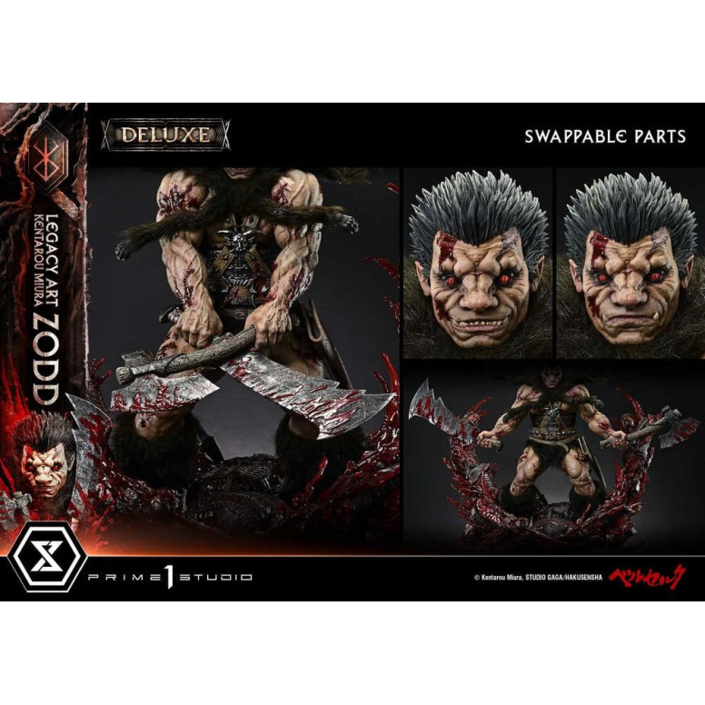 Prime 1 Studio Berserk - Estatua de Kentaro Miura «Legacy Art Berserker ZODD DX Bonus Version» a escala 1/4