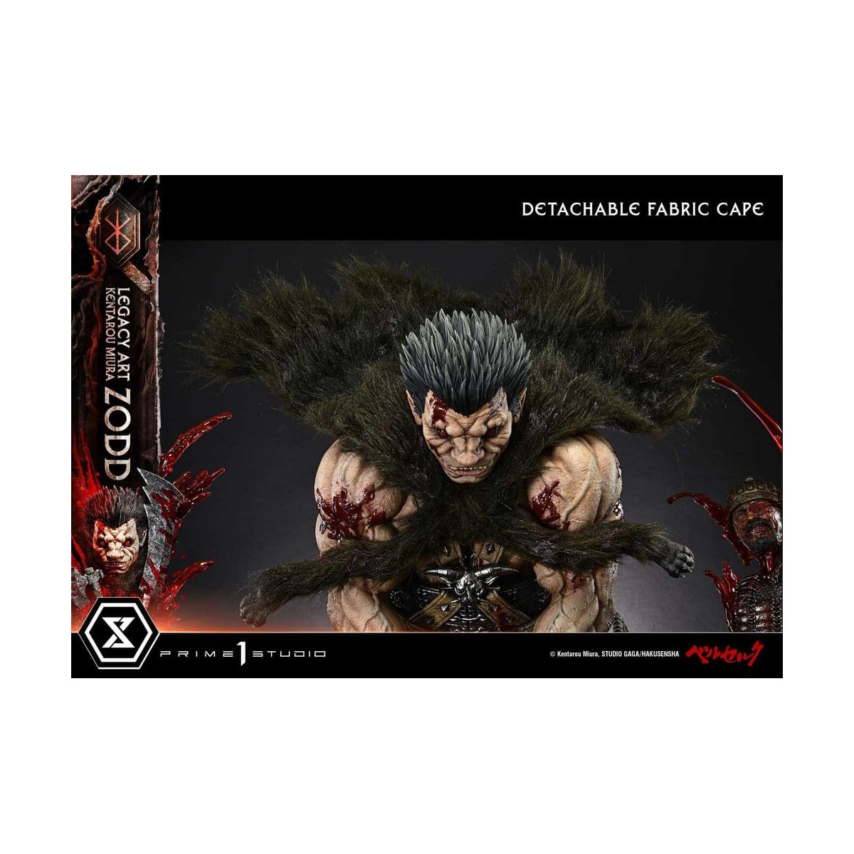 Prime 1 Studio Berserk - Estatua de Kentaro Miura «Legacy Art Berserker ZODD DX Bonus Version» a escala 1/4