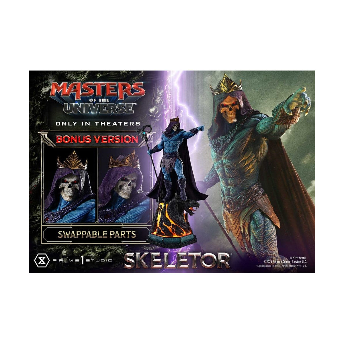 Prime 1 Studio - Skeletor, versión especial - Masters of the Universe (2026) Real Elite Masterline 1/3