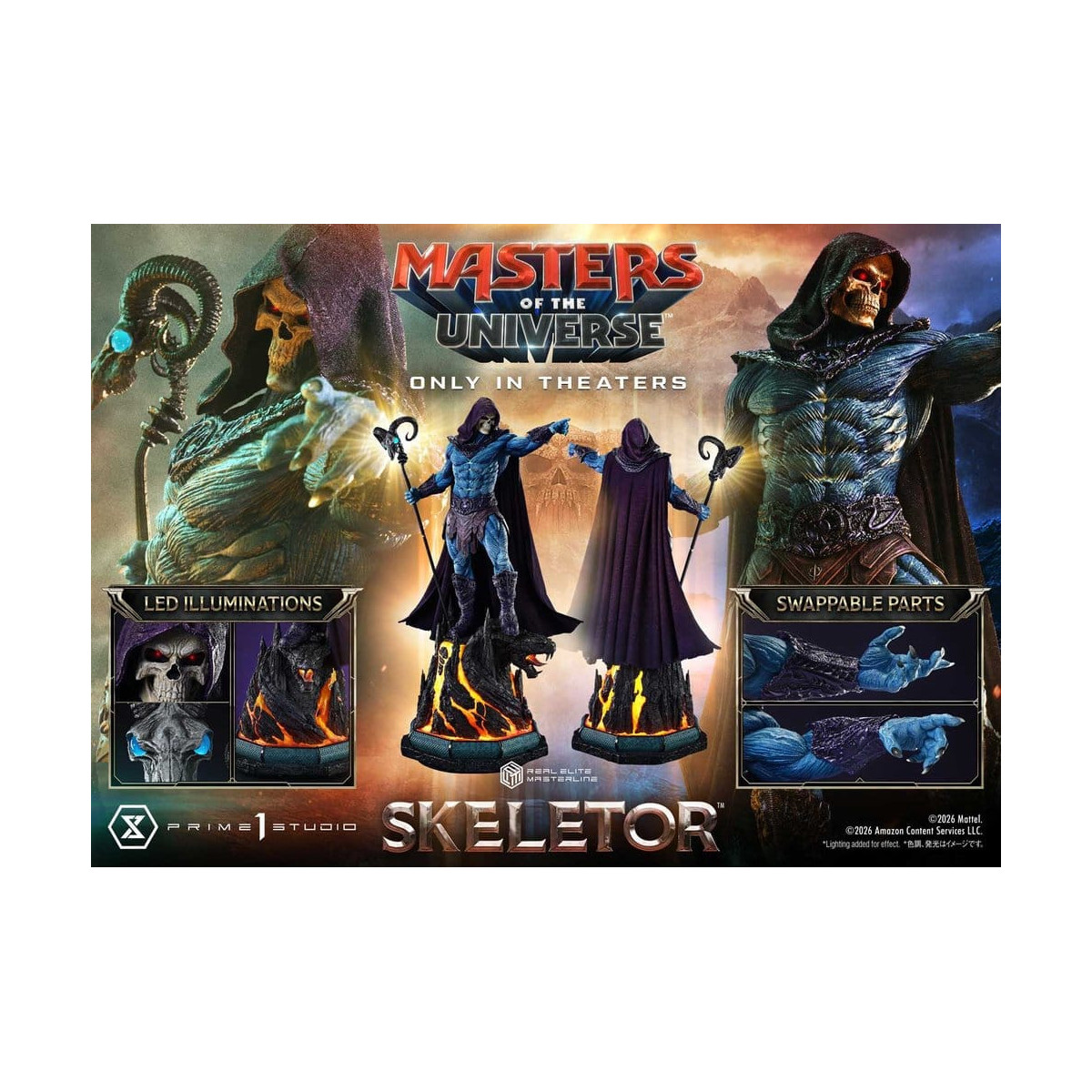 Prime 1 Studio - Skeletor, versión especial - Masters of the Universe (2026) Real Elite Masterline 1/3