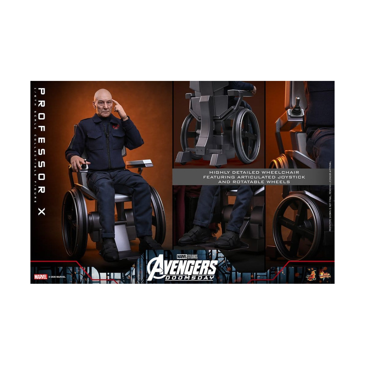 Hot Toys - Profesor X 1/6 - « Avengers: Doomsday»