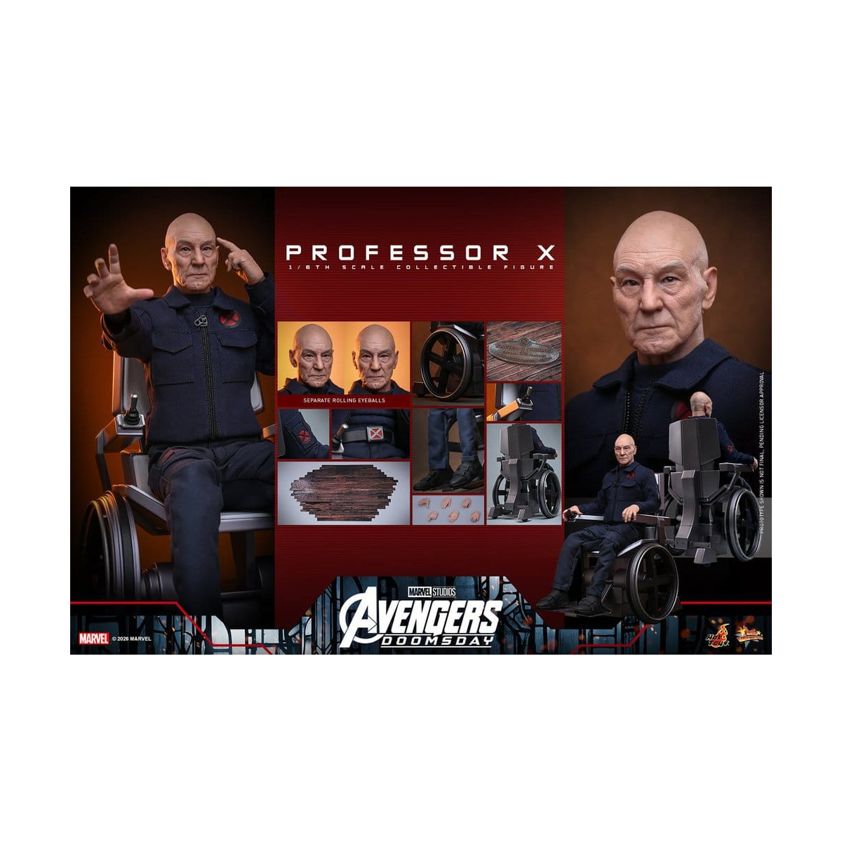 Hot Toys - Profesor X 1/6 - « Avengers: Doomsday»