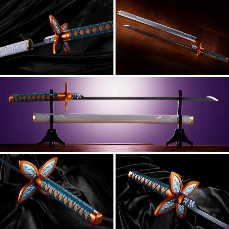 Bandai Tamashii - - Réplica de la espada NICHIRIN SHINOBU KOCHO 1/1 - Réplicas de espadas Guardianes de la Noche (Kimetsu no Yai