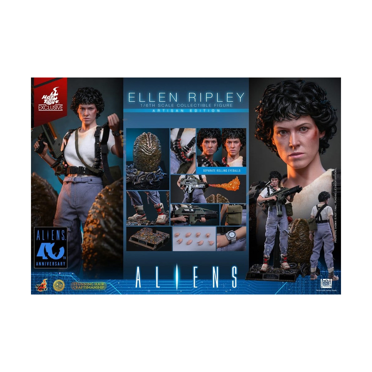 Hot Toys - Aliens - Ellen Ripley (Edición Artisan) 1/6