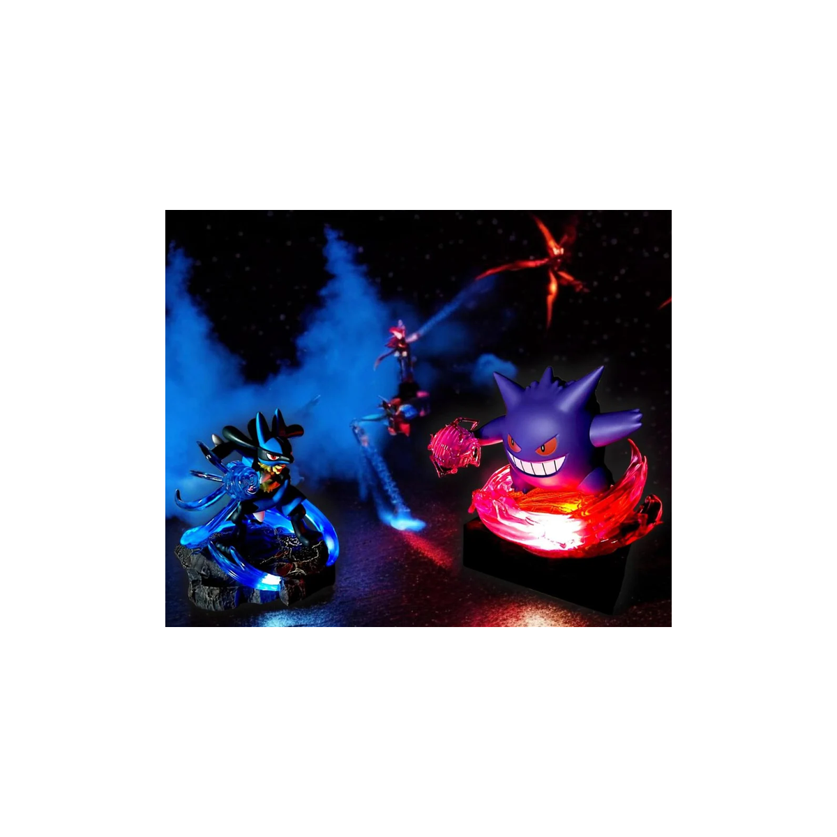 Langbowang Funism - Holly Box Pokémon - Diorama LED «Battle Moments» - juego de 6 figuras