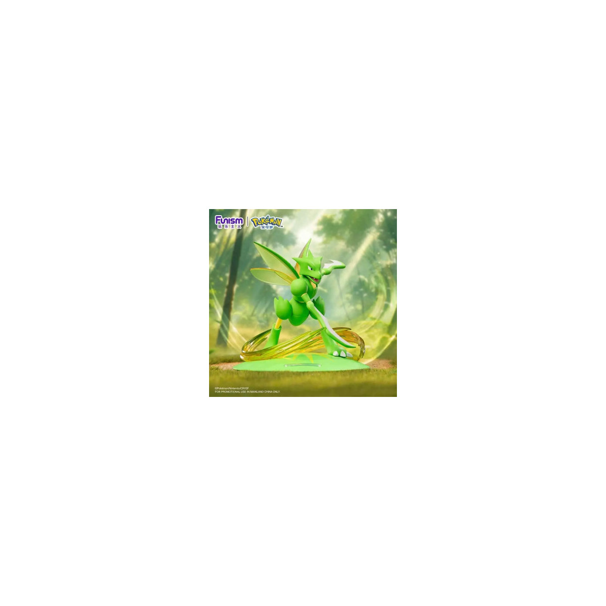 Funism - Pokemon Prime, figura en miniatura - Insecator - Scyther - Strike
