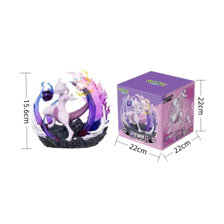 Funism - Figura de « Pokemon Prime » - Mewtwo y Mew