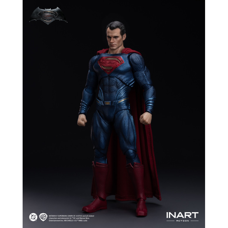 INART - Batman v Superman: El amanecer de la justicia - Figura de acción de Superman a escala 1/12