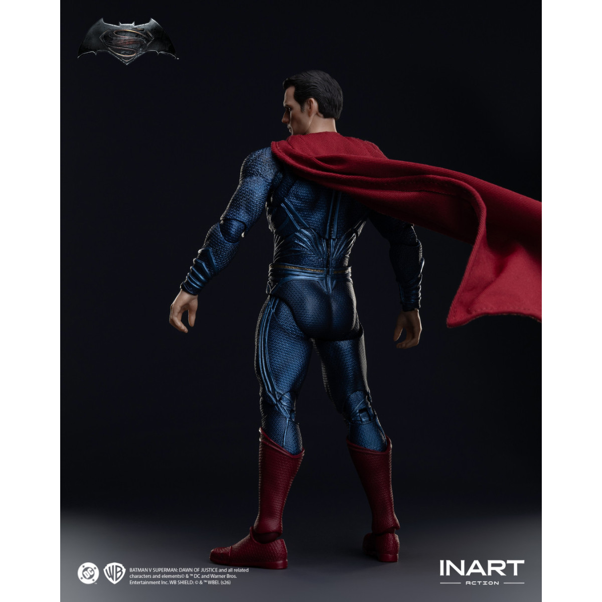 INART - Batman v Superman: El amanecer de la justicia - Figura de acción de Superman a escala 1/12
