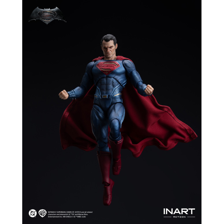 INART - Batman v Superman: El amanecer de la justicia - Figura de acción de Superman a escala 1/12