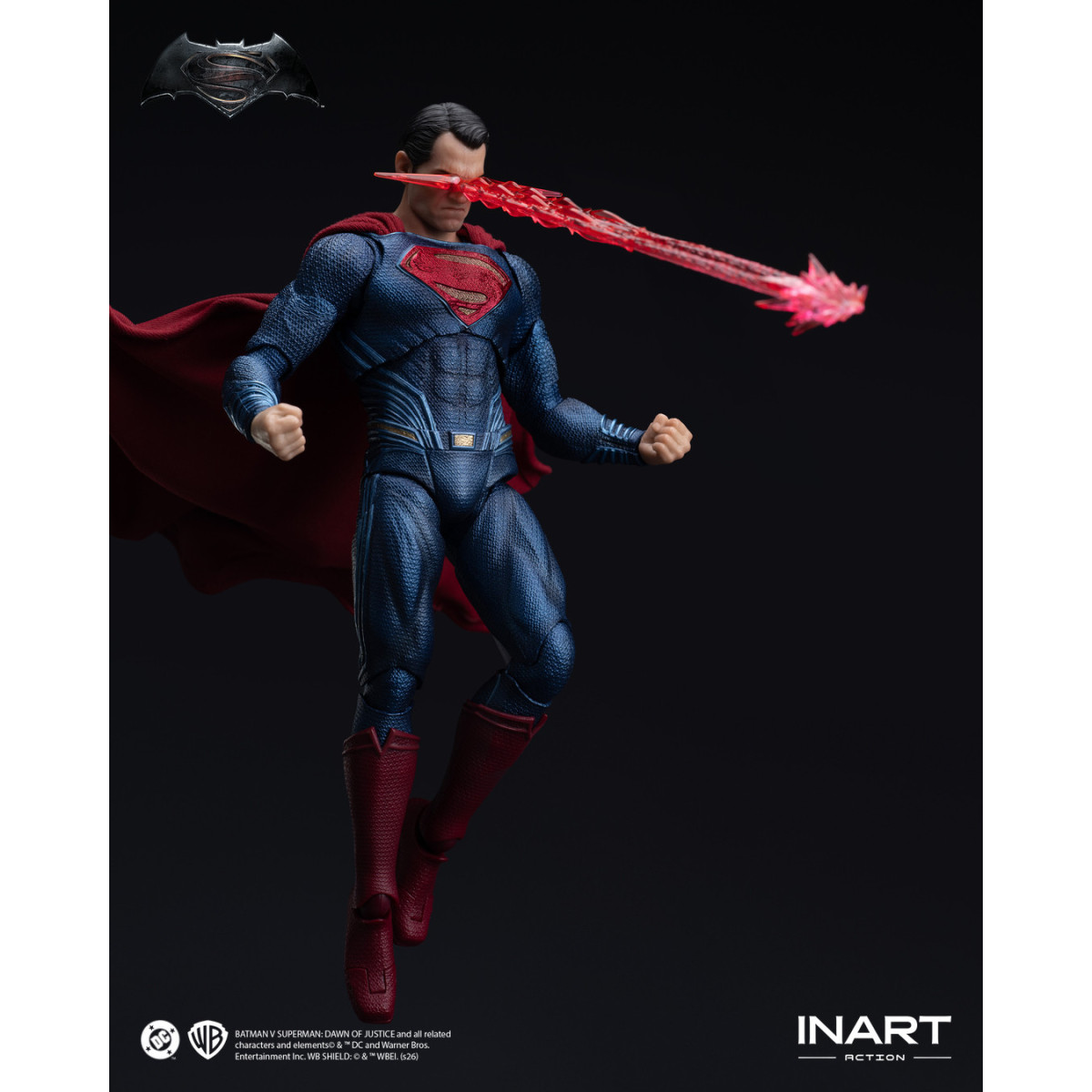 INART - Batman v Superman: El amanecer de la justicia - Figura de acción de Superman a escala 1/12
