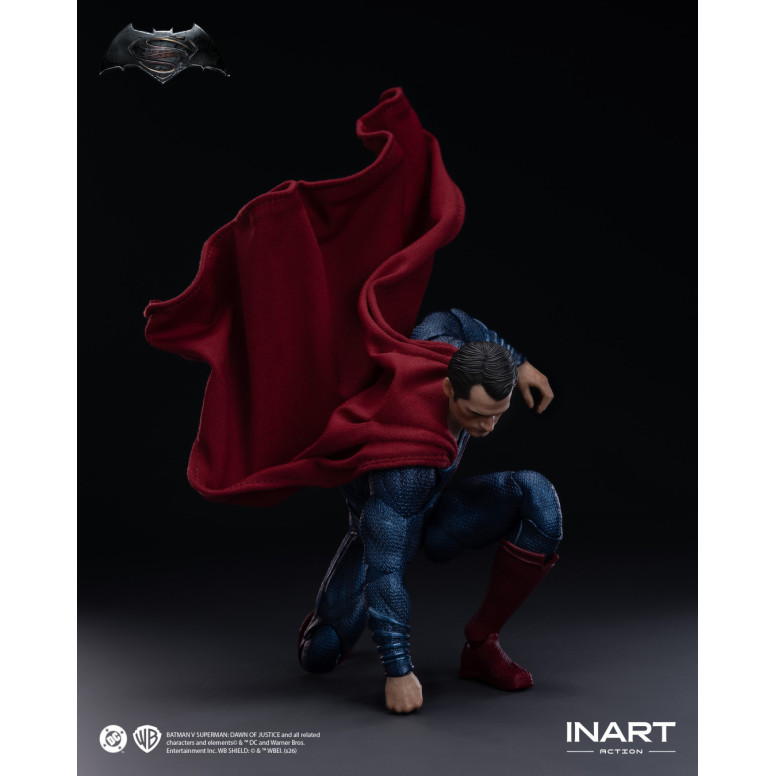 INART - Batman v Superman: El amanecer de la justicia - Figura de acción de Superman a escala 1/12