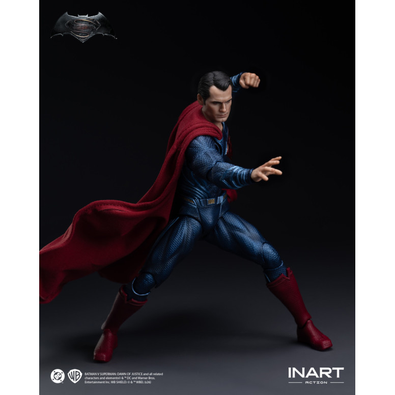 INART - Batman v Superman: El amanecer de la justicia - Figura de acción de Superman a escala 1/12
