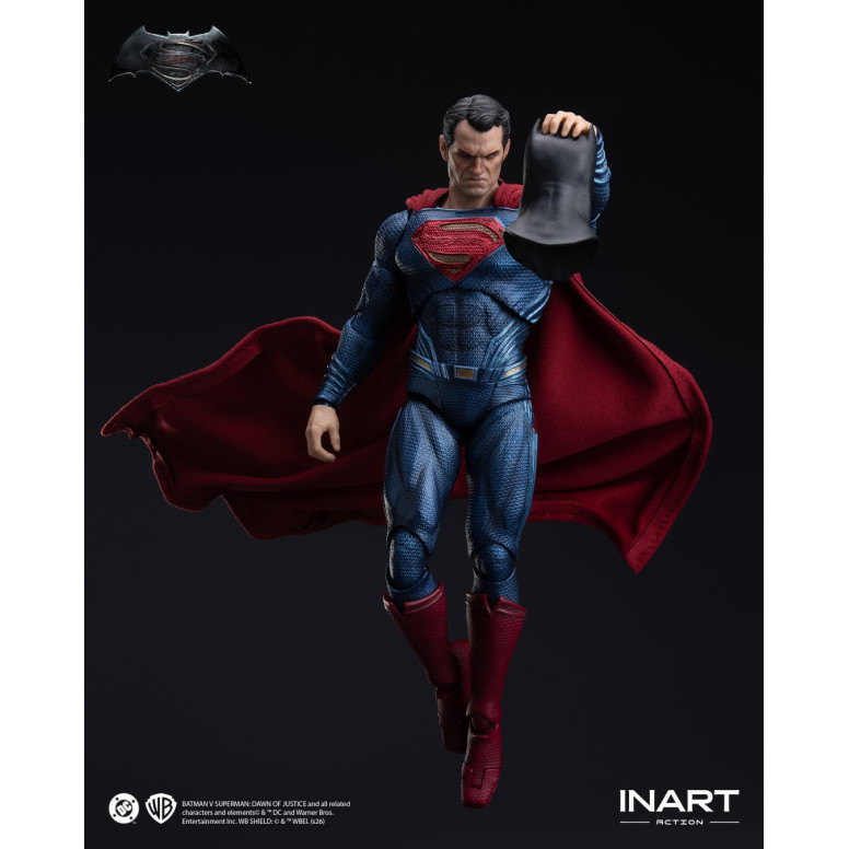 INART - Batman v Superman: El amanecer de la justicia - Figura de acción de Superman a escala 1/12