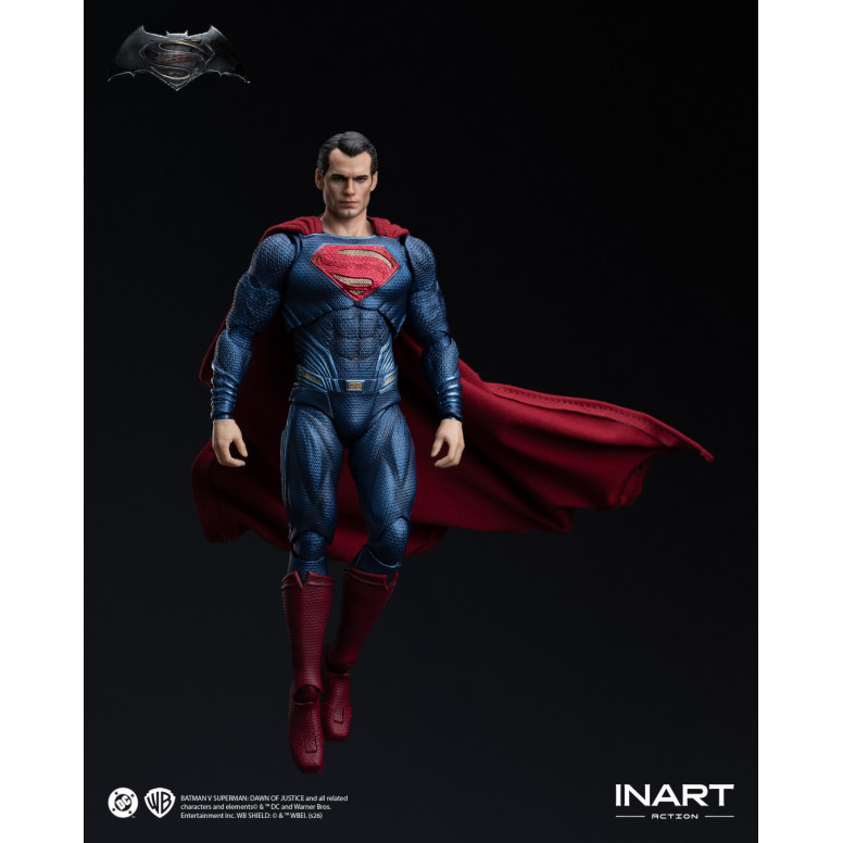 INART - Batman v Superman: El amanecer de la justicia - Figura de acción de Superman a escala 1/12