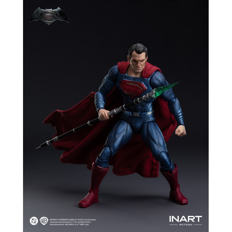 INART - Batman v Superman: El amanecer de la justicia - Figura de acción de Superman a escala 1/12