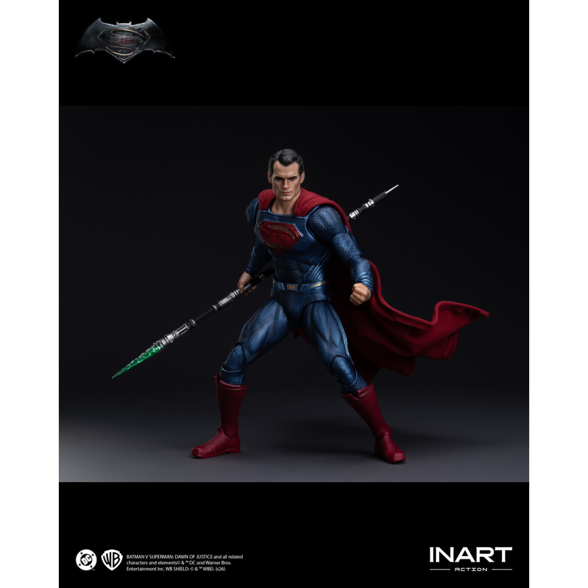 INART - Batman v Superman: El amanecer de la justicia - Figura de acción de Superman a escala 1/12