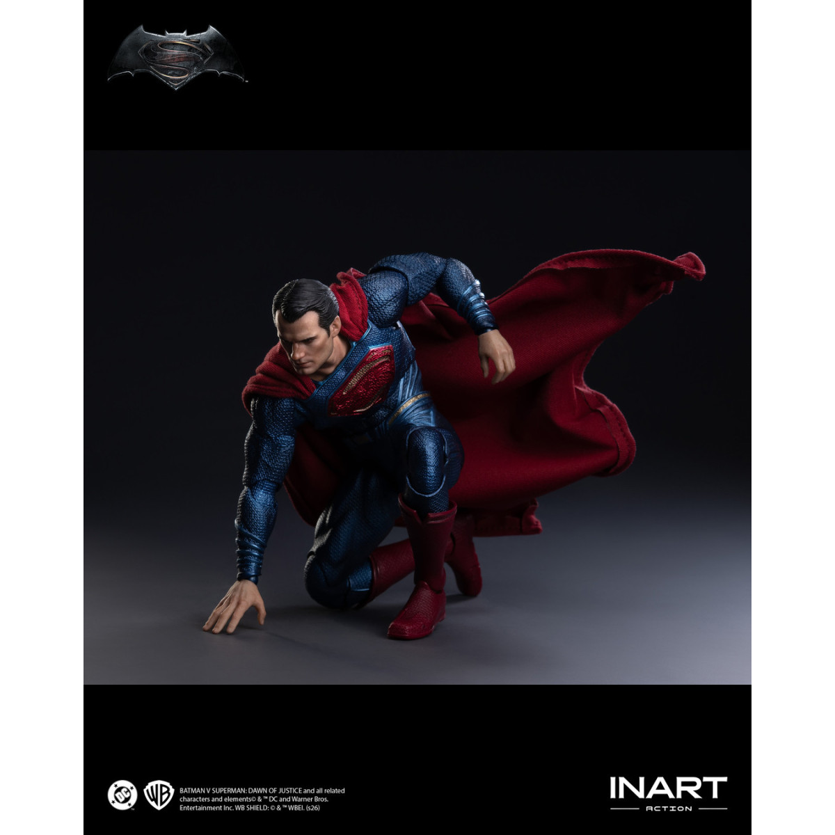 INART - Batman v Superman: El amanecer de la justicia - Figura de acción de Superman a escala 1/12