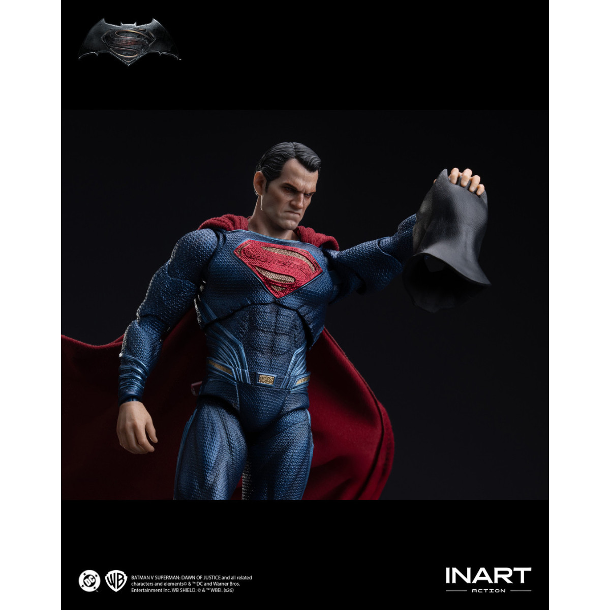 INART - Batman v Superman: El amanecer de la justicia - Figura de acción de Superman a escala 1/12