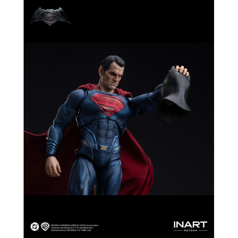INART - Batman v Superman: El amanecer de la justicia - Figura de acción de Superman a escala 1/12